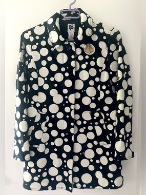 Jacket - Angine de Poitrine Upcycled Cotton Short Trench